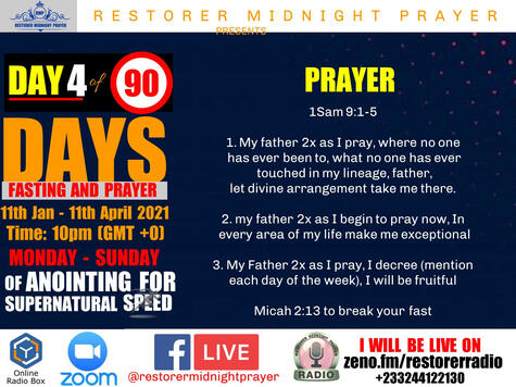 90 Days Fasting And Prayer